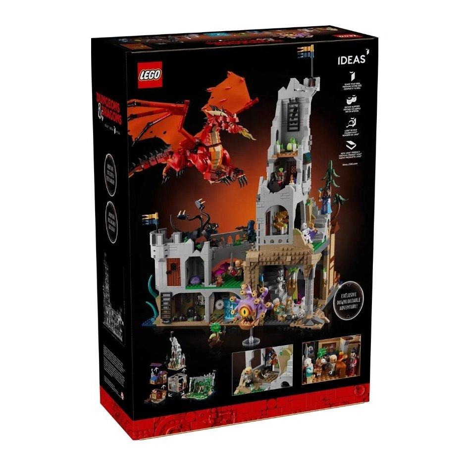 【磚星球】樂高 LEGO 21348 IDEAS 龍與地下城：紅龍傳奇 D&D: Red Dragon＇s Tale-細節圖4