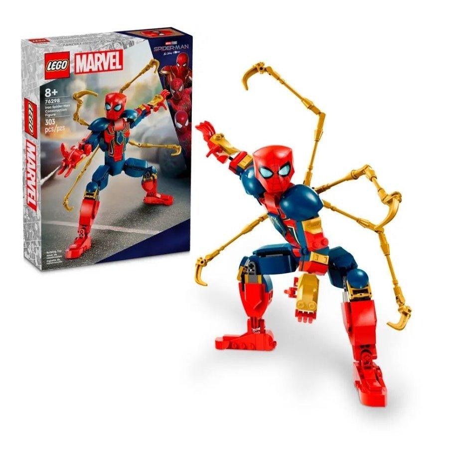 【磚星球】樂高 LEGO 76298 漫威系列 鋼鐵蜘蛛人 Iron Spider-Man Figure-細節圖2