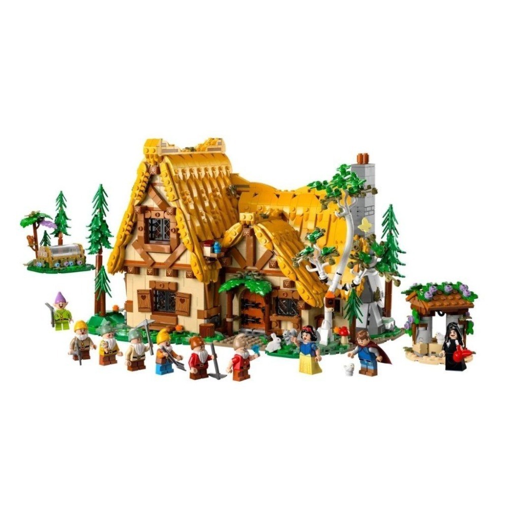 【磚星球】樂高 LEGO 43242 迪士尼系列 白雪公主小屋 Snow White & Dwarfs＇ Cottage-細節圖3