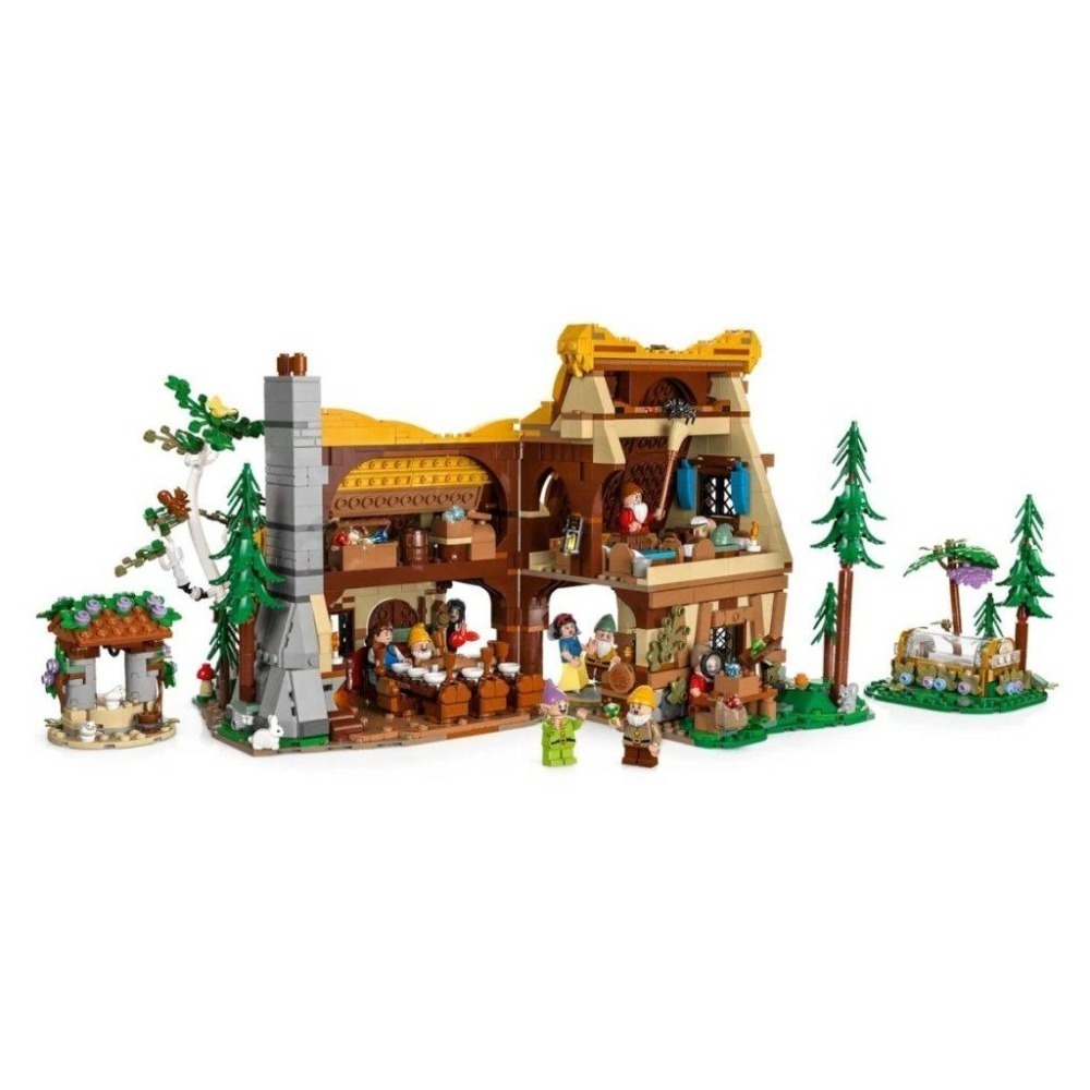 【磚星球】樂高 LEGO 43242 迪士尼系列 白雪公主小屋 Snow White & Dwarfs＇ Cottage-細節圖4