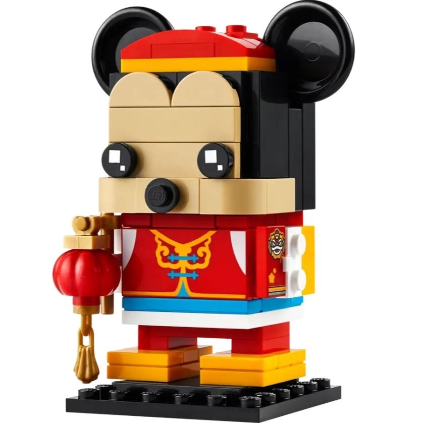 【磚星球】樂高 LEGO 40673 大頭系列 新春米奇 Spring Festival Mickey Mouse-細節圖3