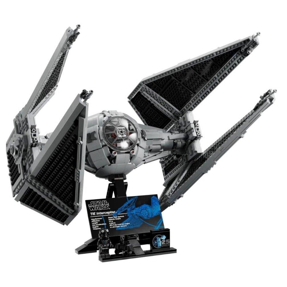 【磚星球】樂高 LEGO 75382 星際大戰系列 UCS 鈦攔截機 TIE Interceptor™-細節圖3