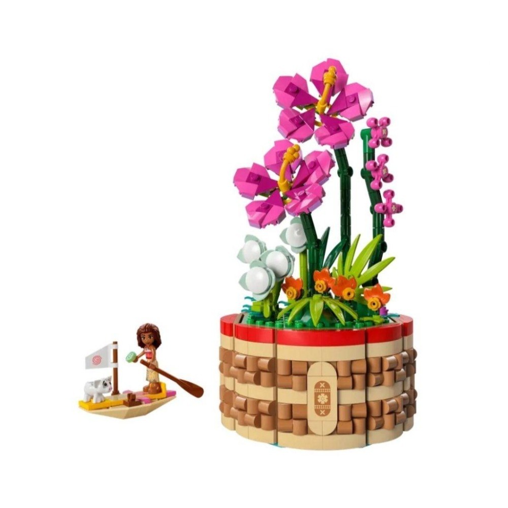【磚星球】樂高 LEGO 43252 迪士尼系列 莫娜的花盆 Moana＇s Flowerpot-細節圖3