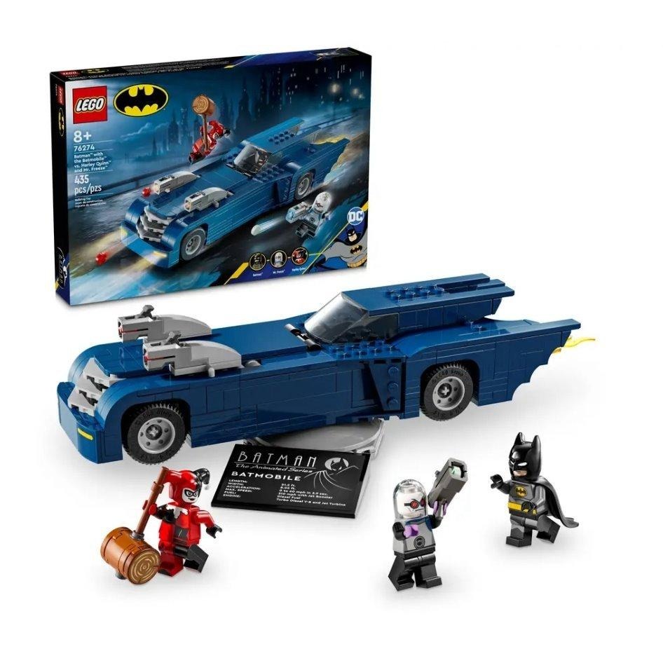 【磚星球】樂高 LEGO 76274 蝙蝠俠系列 蝙蝠俠與蝙蝠車vs.小丑女及急凍人-細節圖2