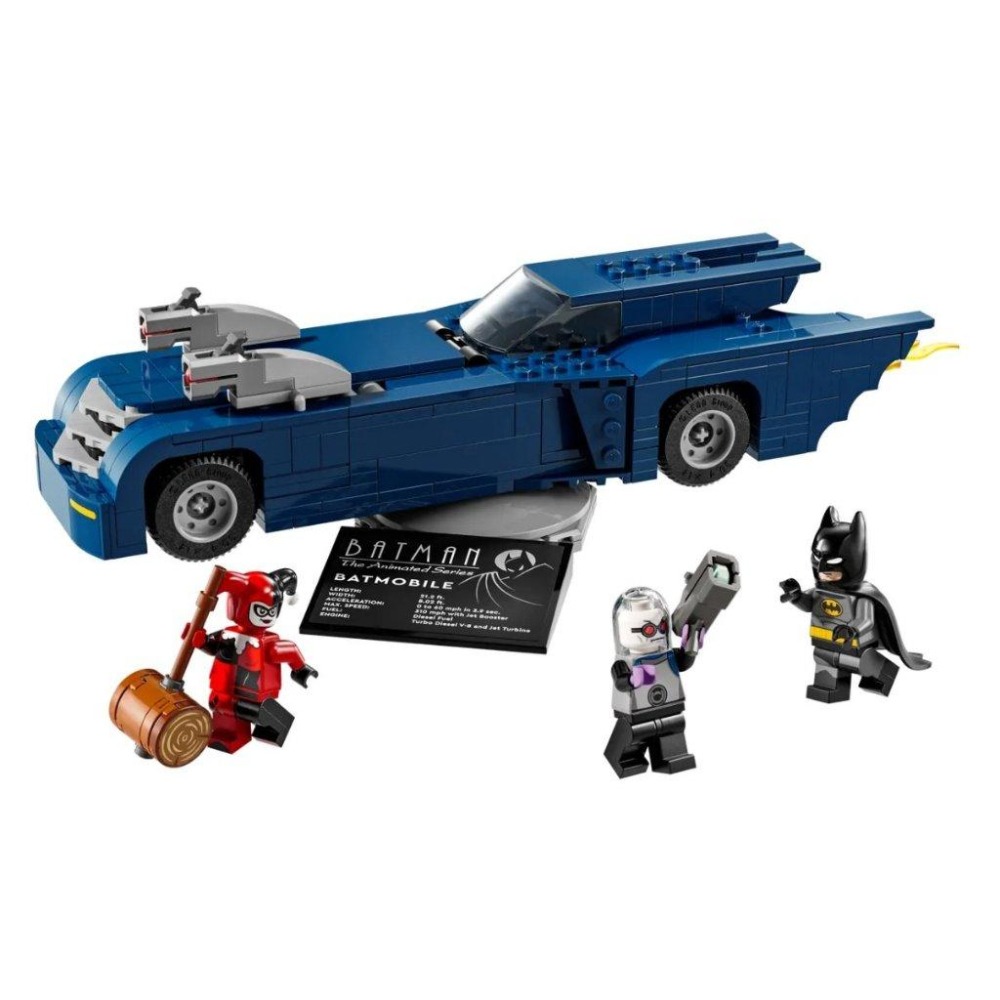 【磚星球】樂高 LEGO 76274 蝙蝠俠系列 蝙蝠俠與蝙蝠車vs.小丑女及急凍人-細節圖3