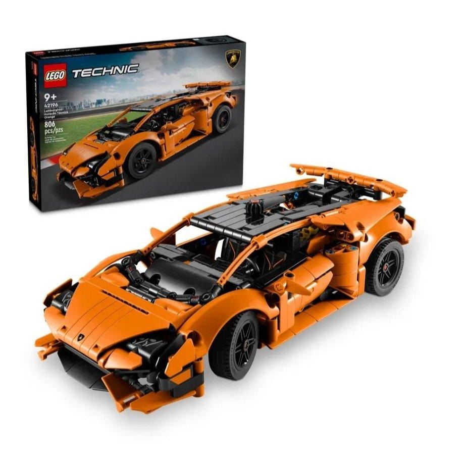 【磚星球】樂高 LEGO 42196 動力科技 藍寶堅尼Huracán Tecnica 橘色 Lamborghini-細節圖2