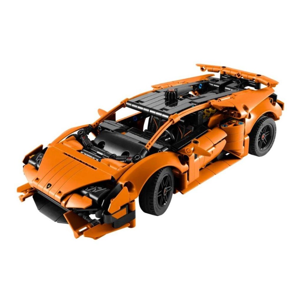 【磚星球】樂高 LEGO 42196 動力科技 藍寶堅尼Huracán Tecnica 橘色 Lamborghini-細節圖3