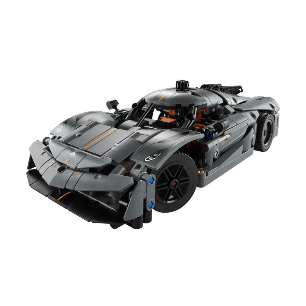 【磚星球】樂高 LEGO 42173 動力科技 Koenigsegg Jesko Absolut Grey-細節圖3