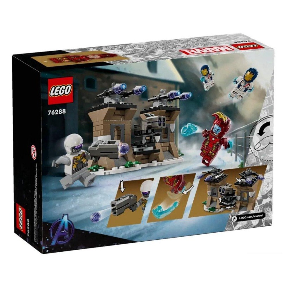 【磚星球】樂高 LEGO 76288 漫威 鋼鐵人與鋼鐵軍團vs九頭蛇 Iron Manvs Hydra Soldier-細節圖4