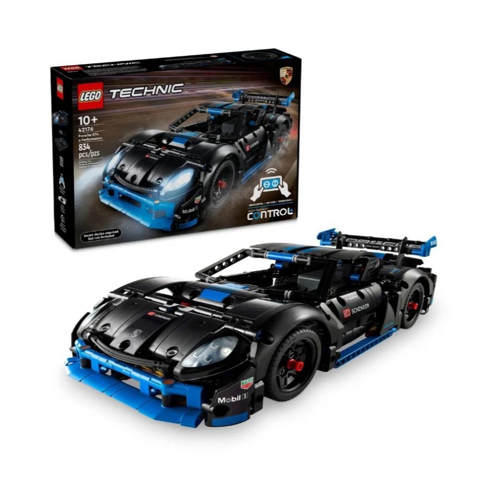 【磚星球】樂高 LEGO 42176 動力科技 保時捷 Porsche GT4 e-Performance Car-細節圖2