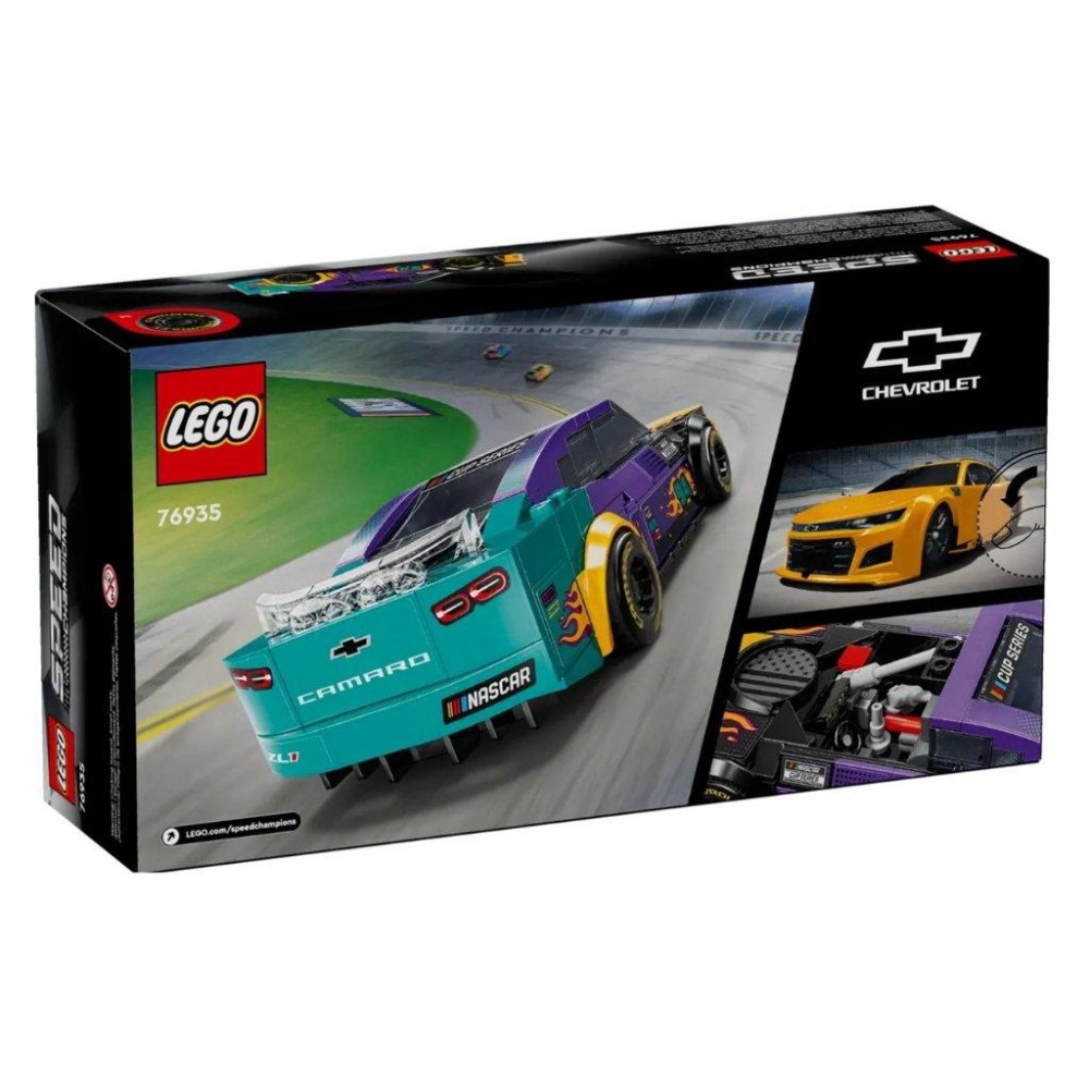 【磚星球】樂高 LEGO 76935 Speed系列 NASCAR®次世代雪佛蘭科邁羅 ZL11-細節圖2