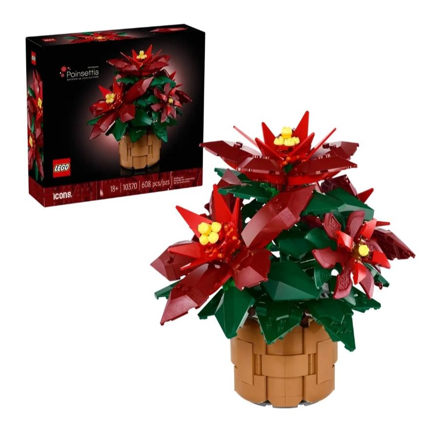 【磚星球】樂高 LEGO 10370 花藝系列 聖誕紅 Poinsettia-細節圖2