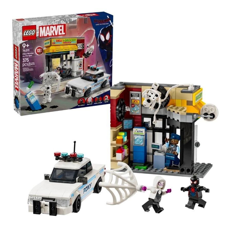【磚星球】樂高 LEGO 76311 漫威系列 蜘蛛宇宙：邁爾斯摩拉斯大戰斑點人 Miles vs. the Spot-細節圖2