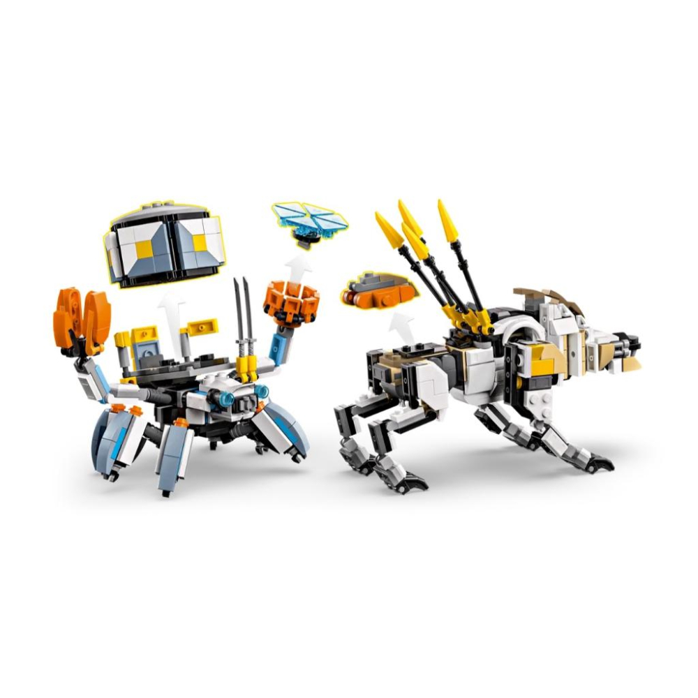 【磚星球】樂高 LEGO 77037 地平線系列 亞蘿伊和華爾大戰殼行者與鋸齒獸-細節圖4