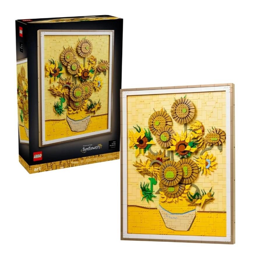 【磚星球】樂高 LEGO 31215 ART藝術 梵谷 向日葵 Vincent van Gogh Sunflowers-細節圖2