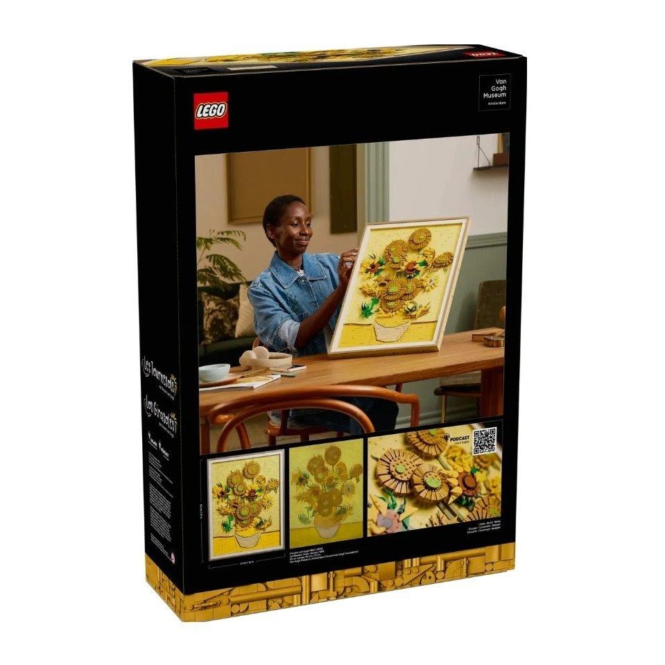 【磚星球】樂高 LEGO 31215 ART藝術 梵谷 向日葵 Vincent van Gogh Sunflowers-細節圖4