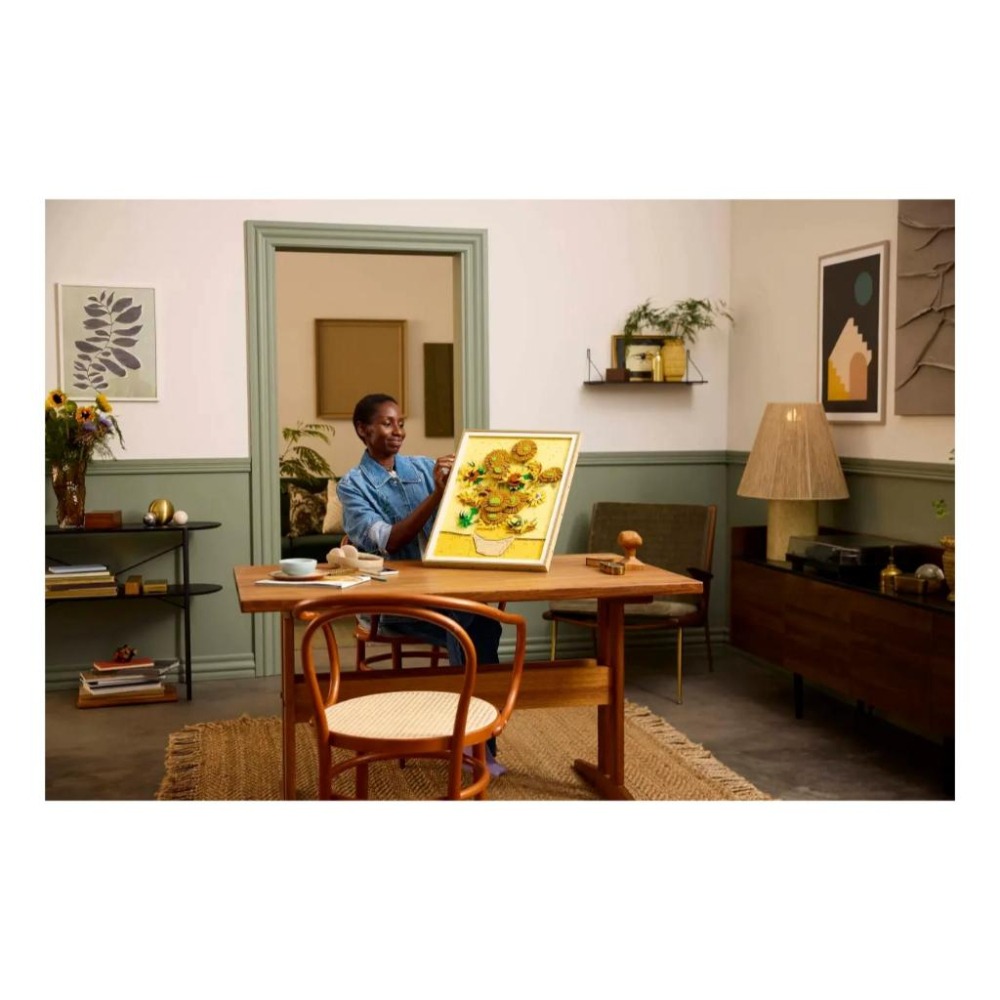 【磚星球】樂高 LEGO 31215 ART藝術 梵谷 向日葵 Vincent van Gogh Sunflowers-細節圖5