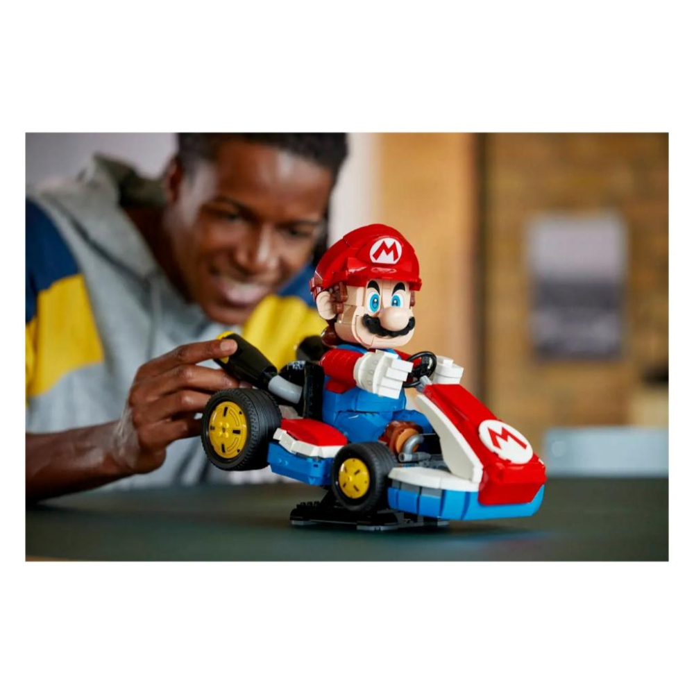 【磚星球】樂高 LEGO 72037 瑪莉歐系列 瑪利歐賽車™ 瑪利歐＆標準車 Mario&Standard Kart-細節圖7
