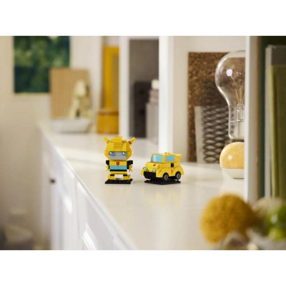 【磚星球】樂高 LEGO 40804 大頭系列 大黃蜂和車輛 Bumblebee Robot & Vehicle-細節圖4