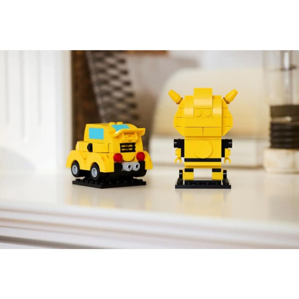 【磚星球】樂高 LEGO 40804 大頭系列 大黃蜂和車輛 Bumblebee Robot & Vehicle-細節圖5