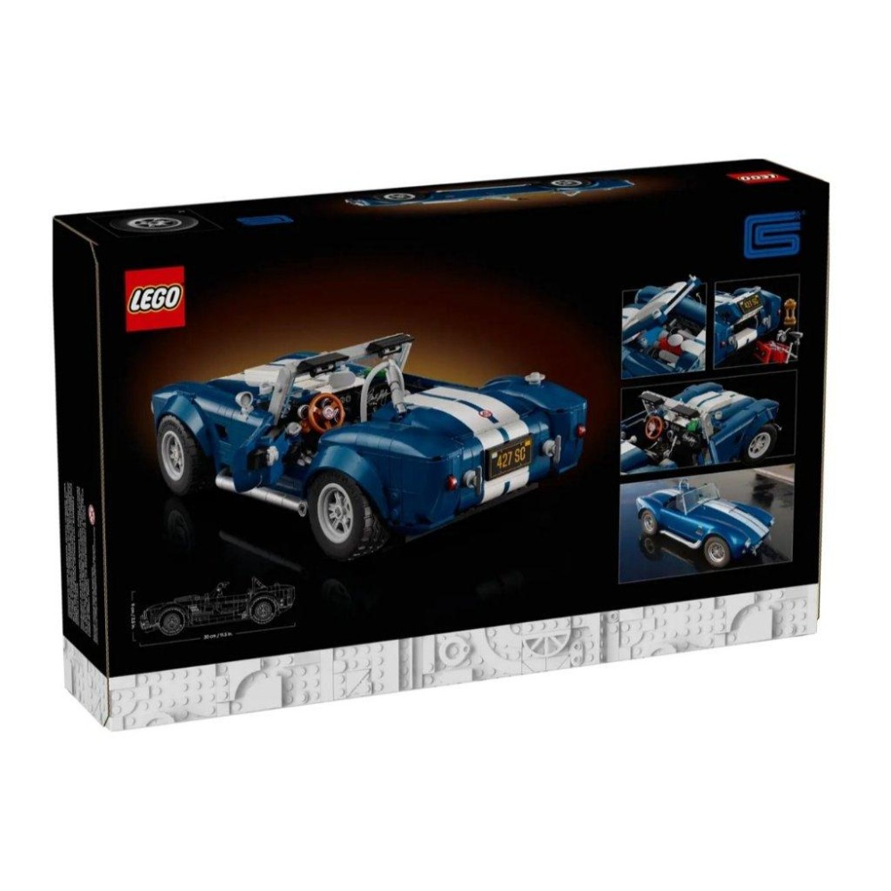 【磚星球】樂高 LEGO 10357 ICONS™ Shelby Cobra 427 S/C-細節圖4