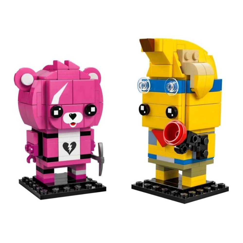 【磚星球】樂高 LEGO 40760 大頭系列 香蕉人與粉紅熊 Peely & Cuddle Team Leader-細節圖3