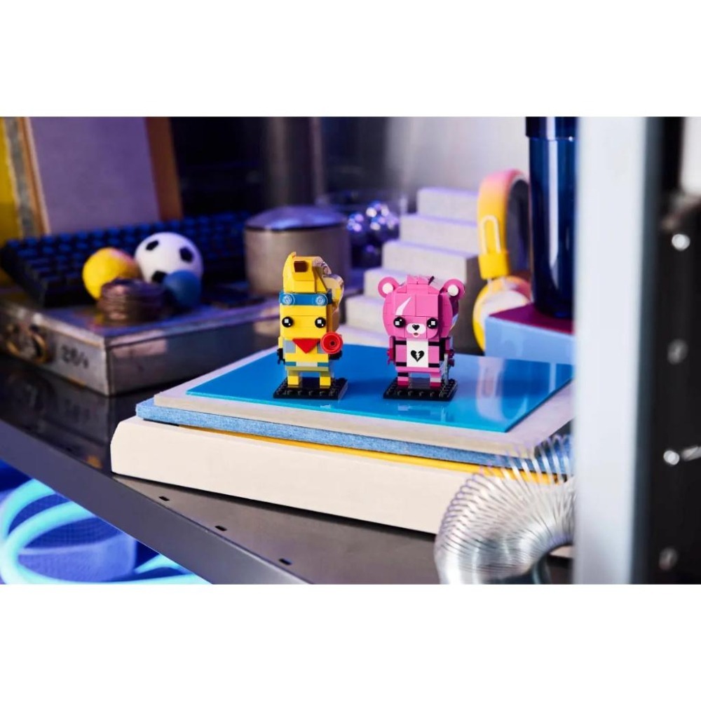 【磚星球】樂高 LEGO 40760 大頭系列 香蕉人與粉紅熊 Peely & Cuddle Team Leader-細節圖5