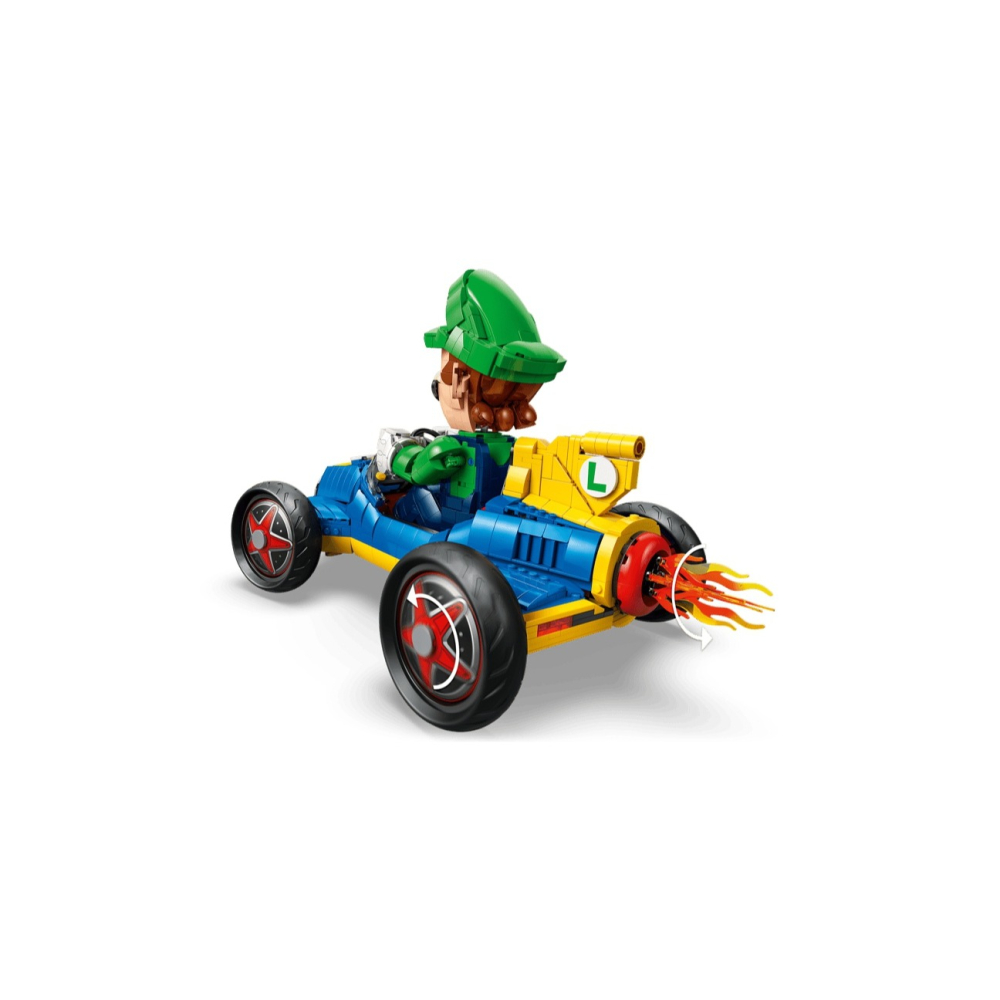 【磚星球】樂高 LEGO 72050 瑪莉歐系列 瑪利歐賽車™ 路易吉＆G力量 Mario Kart™ – Luigi-細節圖3