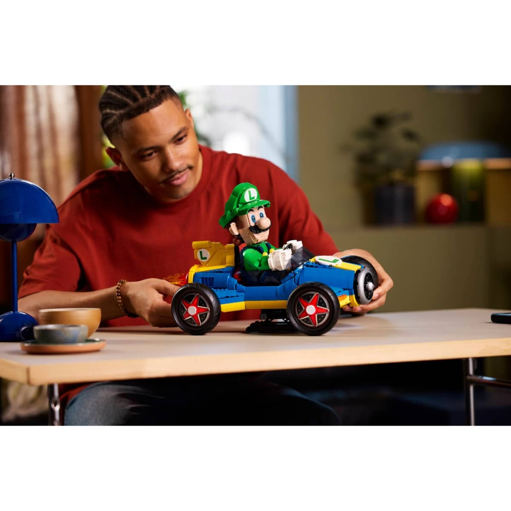 【磚星球】樂高 LEGO 72050 瑪莉歐系列 瑪利歐賽車™ 路易吉＆G力量 Mario Kart™ – Luigi-細節圖6