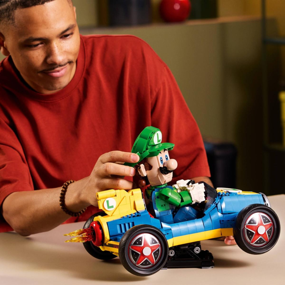 【磚星球】樂高 LEGO 72050 瑪莉歐系列 瑪利歐賽車™ 路易吉＆G力量 Mario Kart™ – Luigi-細節圖8