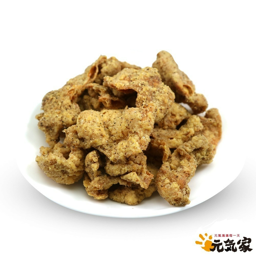 元氣家 雞皮脆餅/雞皮脆片(100g)重量包-二種口味(甘梅/椒鹽)-非素食-細節圖2