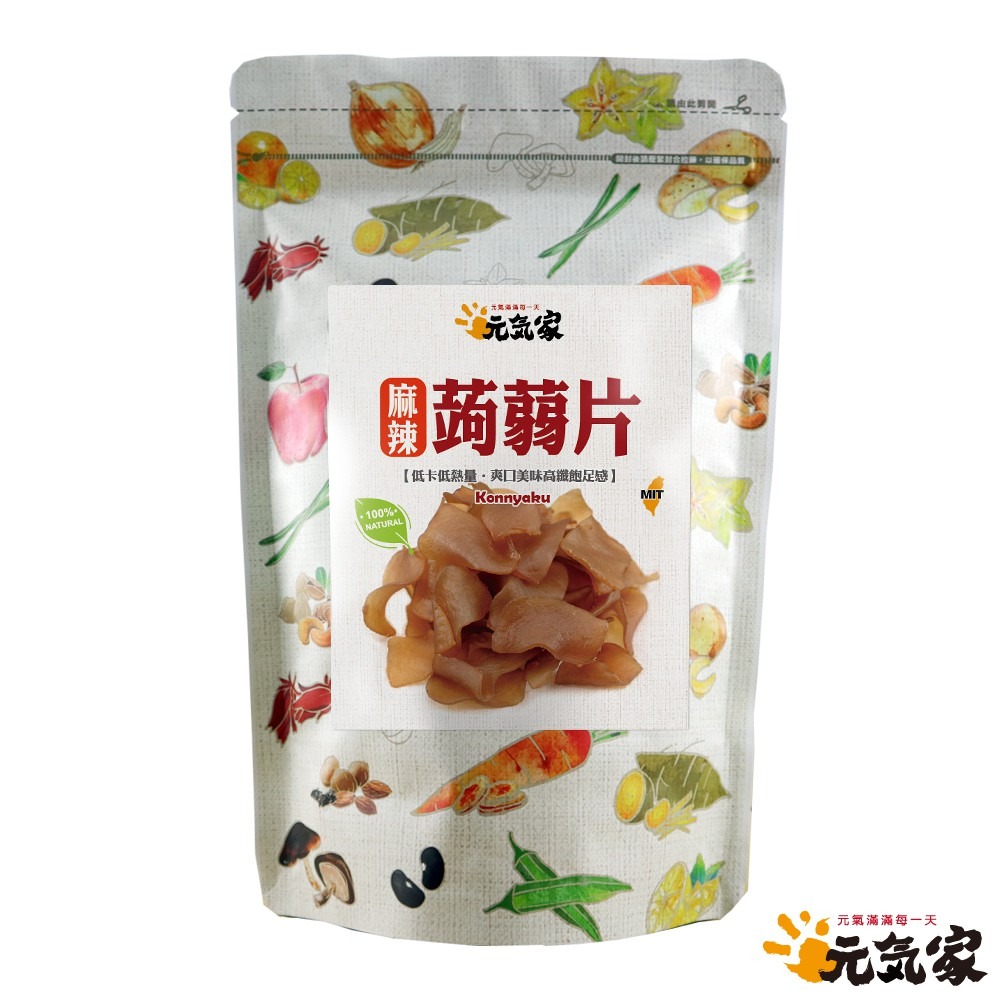 元氣家 高纖麻辣蒟蒻片(200g)-細節圖4