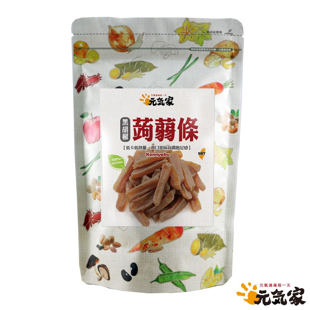 元氣家 高纖黑胡椒蒟蒻條(200g)-細節圖4