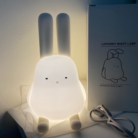 折耳兔拍拍小夜燈-細節圖6
