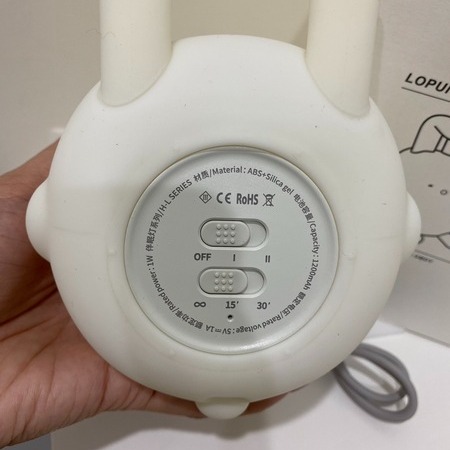 折耳兔拍拍小夜燈-細節圖7