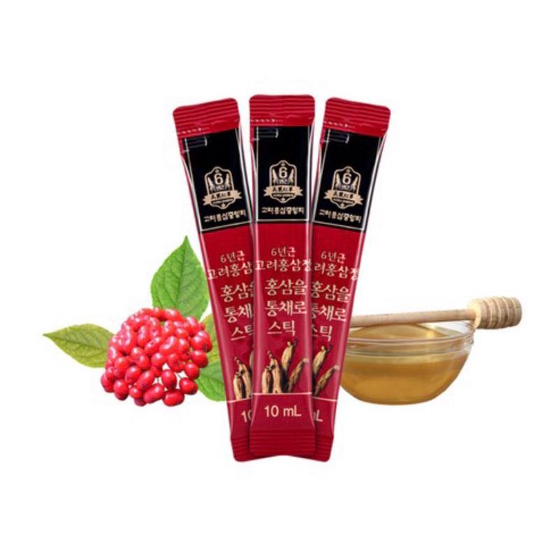 免運 韓國6年根紅蔘萃取液10ml 100入+提袋 母親節禮物🎁-細節圖2