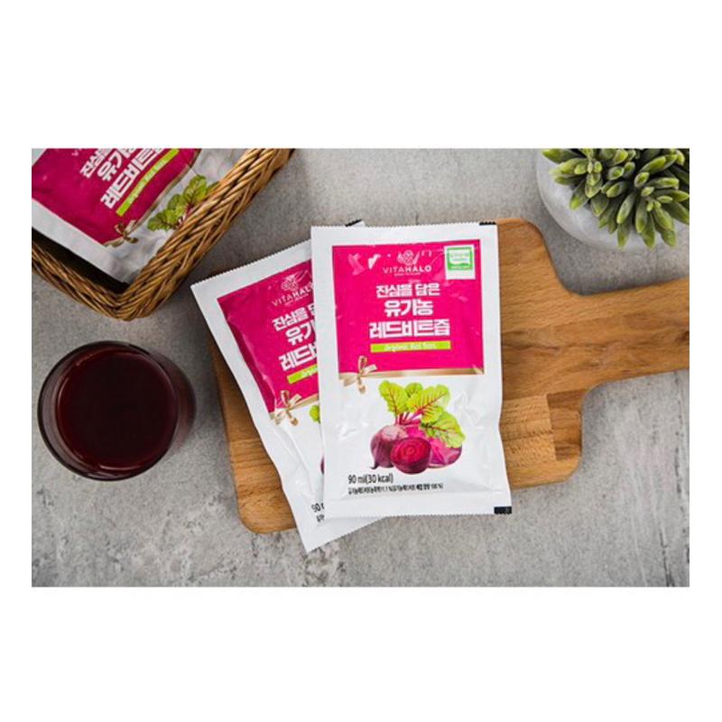 [粉是愛吃］免運 VITAHALO 紅甜菜根汁90ml*30入-細節圖2