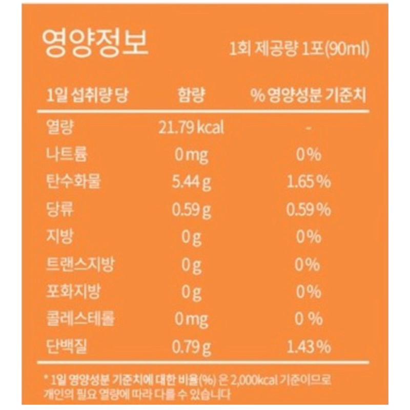 ［粉是愛吃］免運 All juice韓國南瓜汁 90ml*30入 消水腫-細節圖3