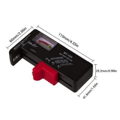 豆腐媽 現貨 BT-168 電池檢測器 指針式 3號AA 4號AAA 9V電池 鈕釦電池 AG鈕扣電池 電池測試 測電池