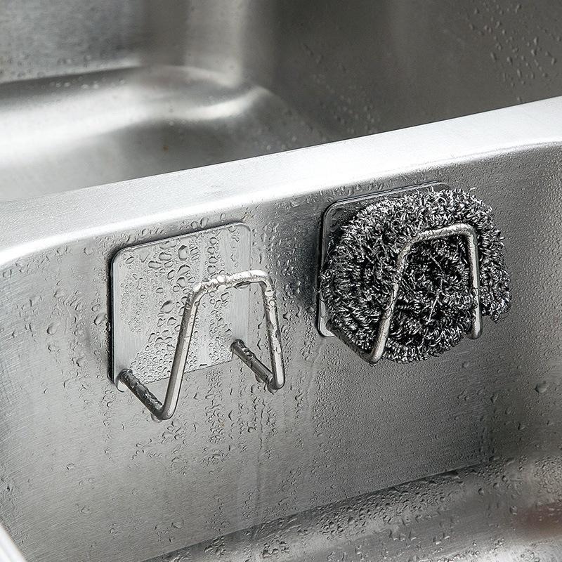 豆腐媽 廚房瀝水架 菜瓜布/海綿/鋼刷置物架｜水槽邊收納架 廚房小物必備-細節圖2