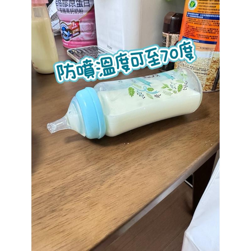 豆腐媽 升級版 奶瓶吸管 防噴 雙層防噴 寬口奶瓶🍼 可喝水 可泡奶 升級 學習吸管 坐著喝奶-細節圖4