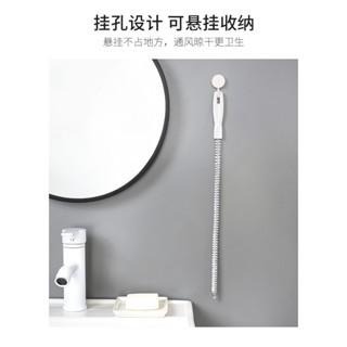 豆腐媽 現貨 🧹45公分加長水管疏通刷｜毛髮清理神器 洗手台/洗臉盆/下水孔清潔 管道疏通器-細節圖3