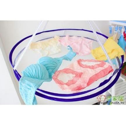 豆腐媽 曬衣神器！雙層摺疊曬衣網｜平鋪不變形 曬尿布/內衣/襪子 曬衣籃 多功能曬衣架 隨機色-細節圖2