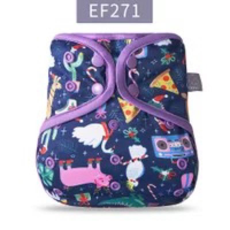 豆腐媽 現貨 布尿布 加大兜 卡布兜 Elinfant 夜用兜 環保 可水洗重複使用  可愛 新花色 布尿布 ssr-細節圖6