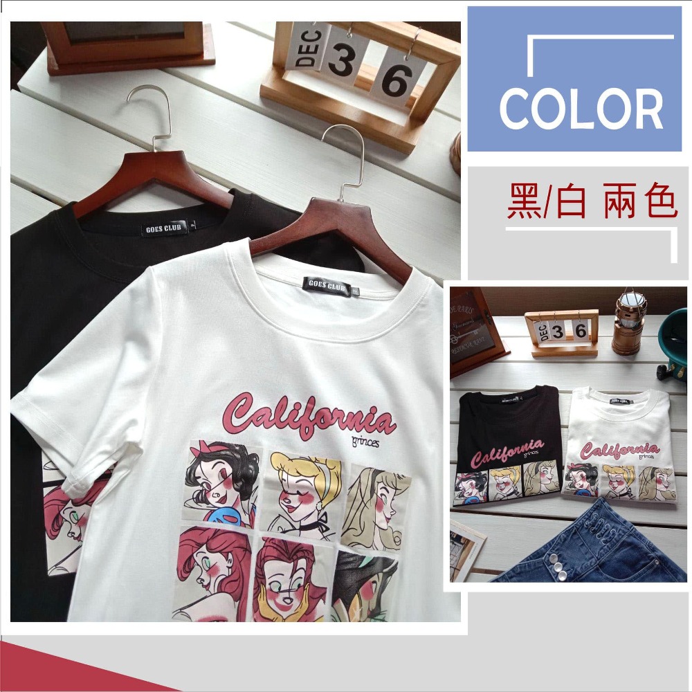 韓風 短版可愛圖文 休閒T恤-細節圖6