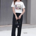 韓風 短版可愛圖文 休閒T恤-規格圖6