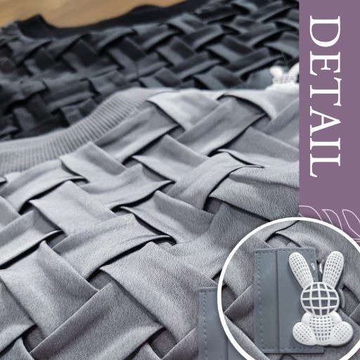 韓版時尚 編織休閒 T恤-細節圖2