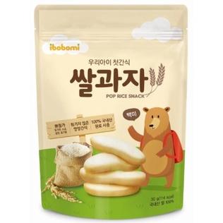【ibobomi】嬰兒米餅30g ibobomi 嬰兒米餅 嬰兒餅乾 嬰兒米餅 寶寶米餅 寶寶零食 韓國嬰兒米餅 米餅-細節圖2