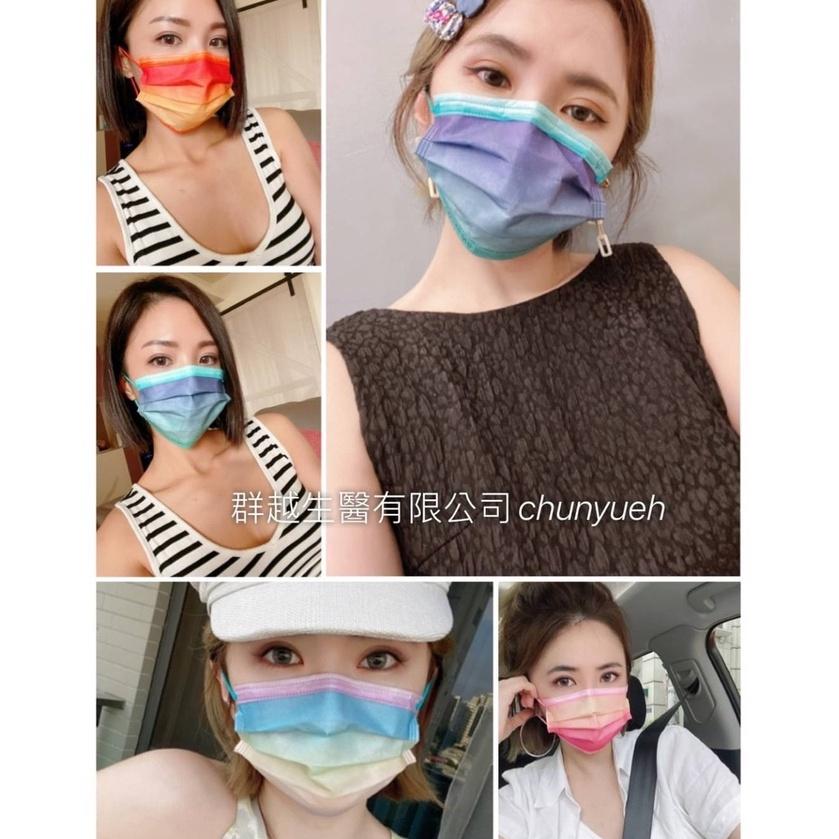 【DK盛籐】盛籐平面醫療用口罩(未滅菌)醫用口罩 成人醫療口罩 平面口罩 漸層口罩 可愛口罩 醫療平面口罩佩戴舒適-細節圖3