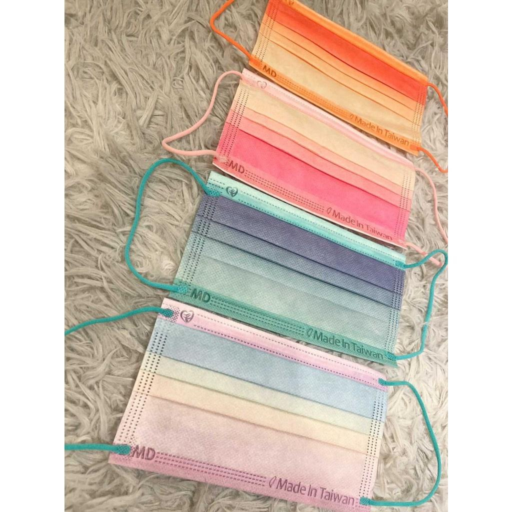 【DK盛籐】盛籐平面醫療用口罩(未滅菌)醫用口罩 成人醫療口罩 平面口罩 漸層口罩 可愛口罩 醫療平面口罩佩戴舒適-細節圖5